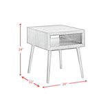 Malibu Three Pack Occasional Set in Walnut - Tampa Furniture Outlet