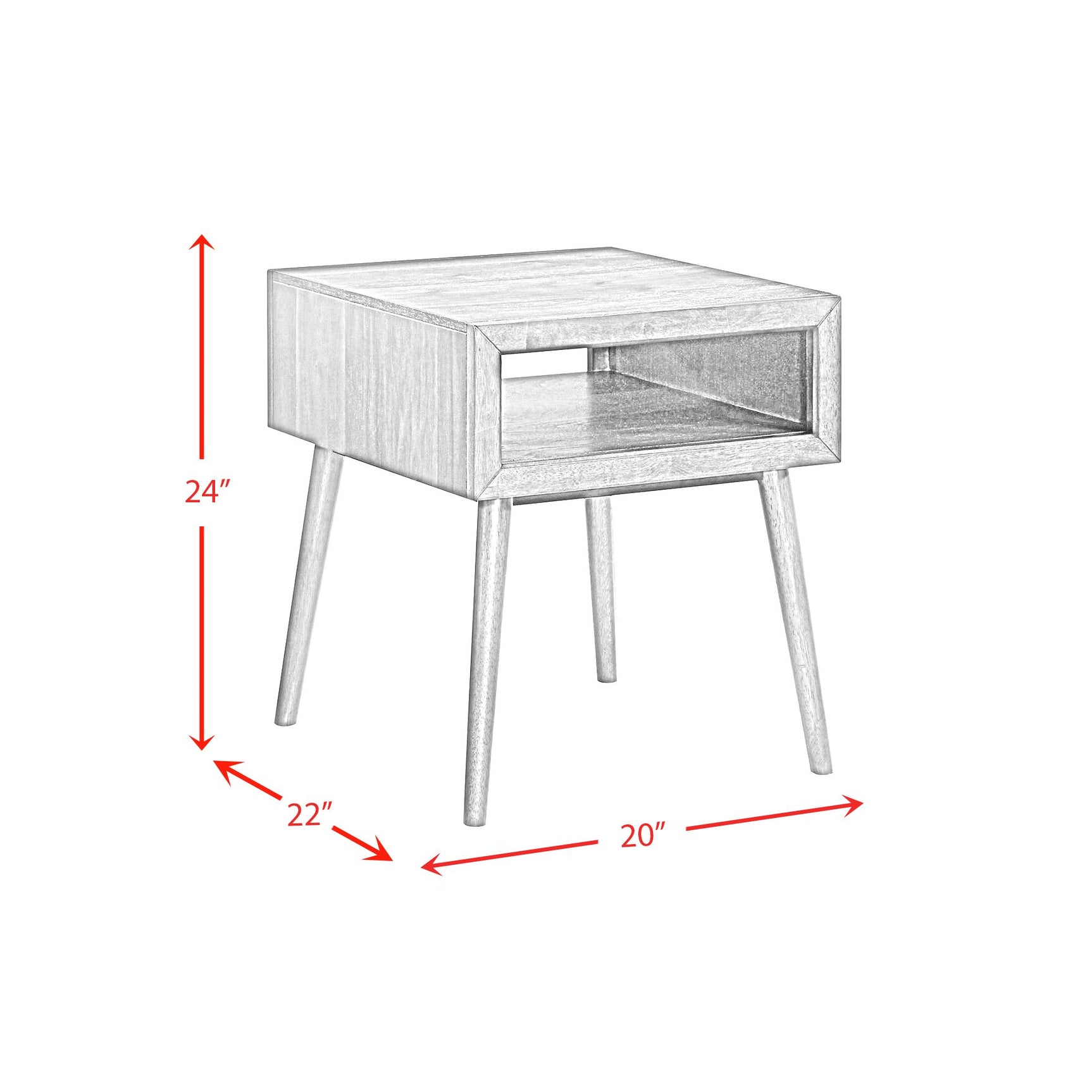 Malibu Three Pack Occasional Set in Walnut - Tampa Furniture Outlet