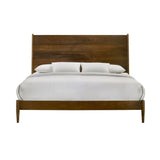 Malibu King Panel Bed in Walnut - Tampa Furniture Outlet