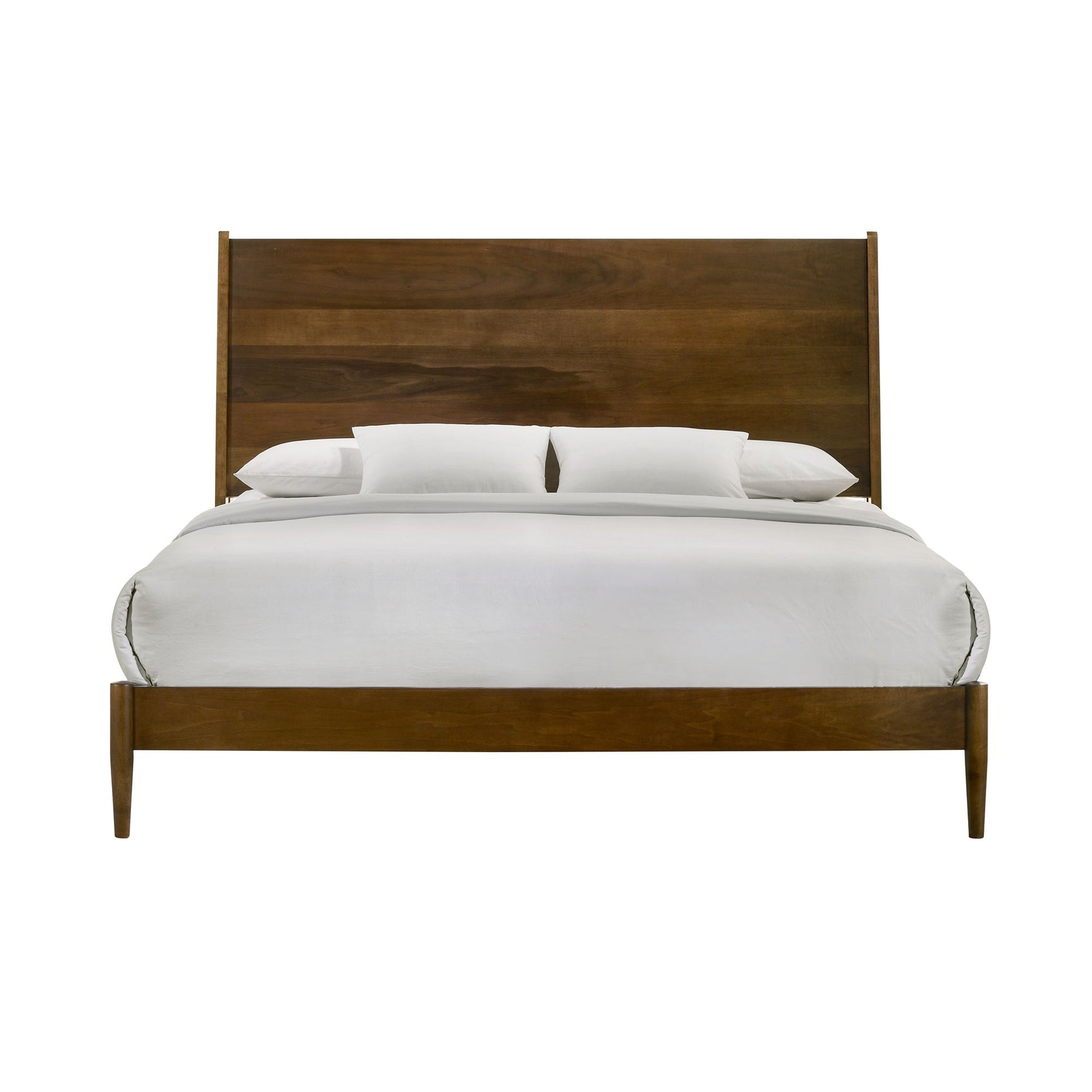 Malibu King Panel Bed in Walnut - Tampa Furniture Outlet