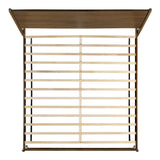 Malibu King Panel Bed in Walnut - Tampa Furniture Outlet
