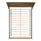 Malibu Queen Panel Bed in Walnut - Tampa Furniture Outlet