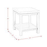 Marcello w/ White Top - End table