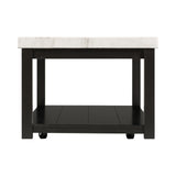 Marcello w/ White Top - Rectangular Coffee Table W/Casters