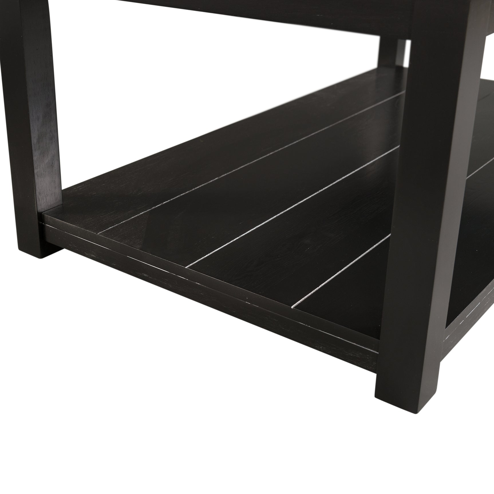 Marcello w/ White Top - Rectangular Coffee Table W/Casters - Tampa Furniture Outlet