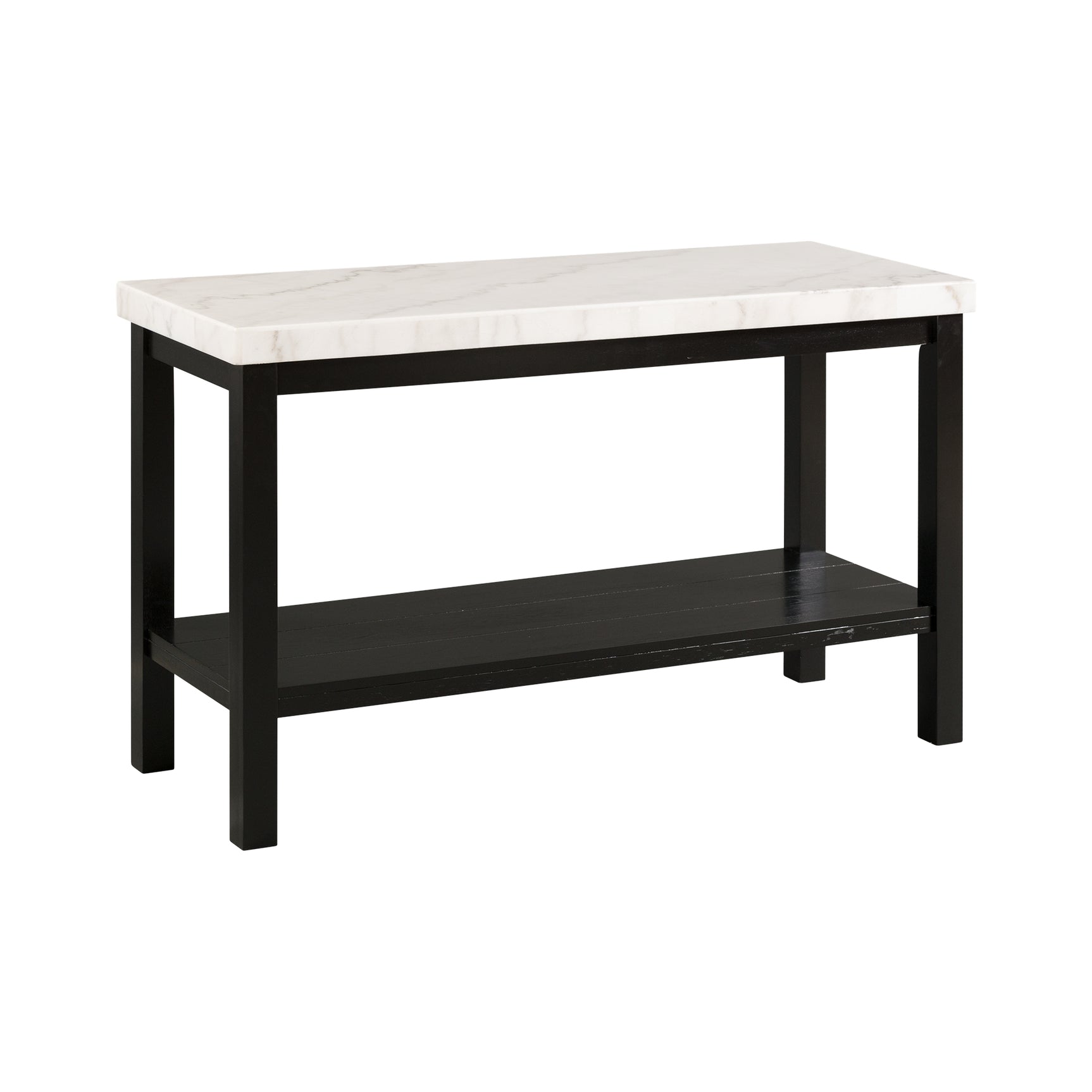 Marcello w/ White Top - Sofa Table - Tampa Furniture Outlet