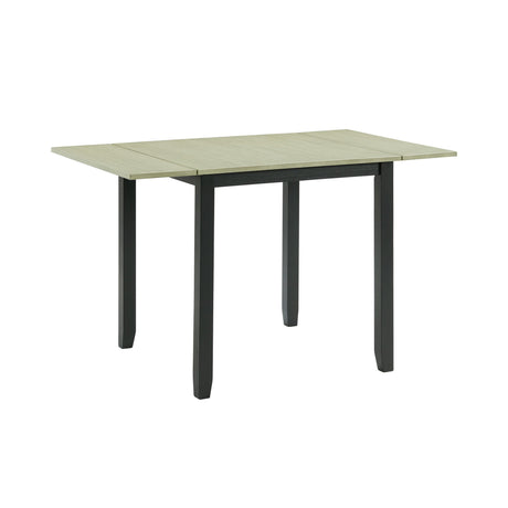 Martin 3 pc Drop Leaf Dining Set (Black Base)