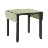 Martin 3 pc Drop Leaf Dining Set (Black Base)