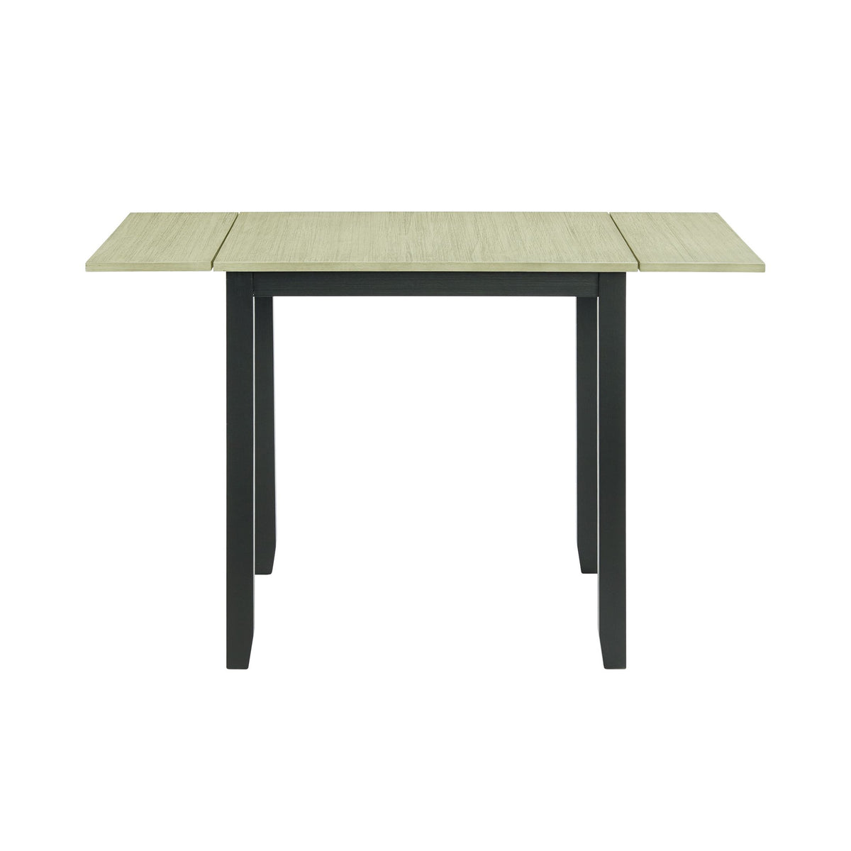 Martin 3 pc Drop Leaf Dining Set (Black Base)