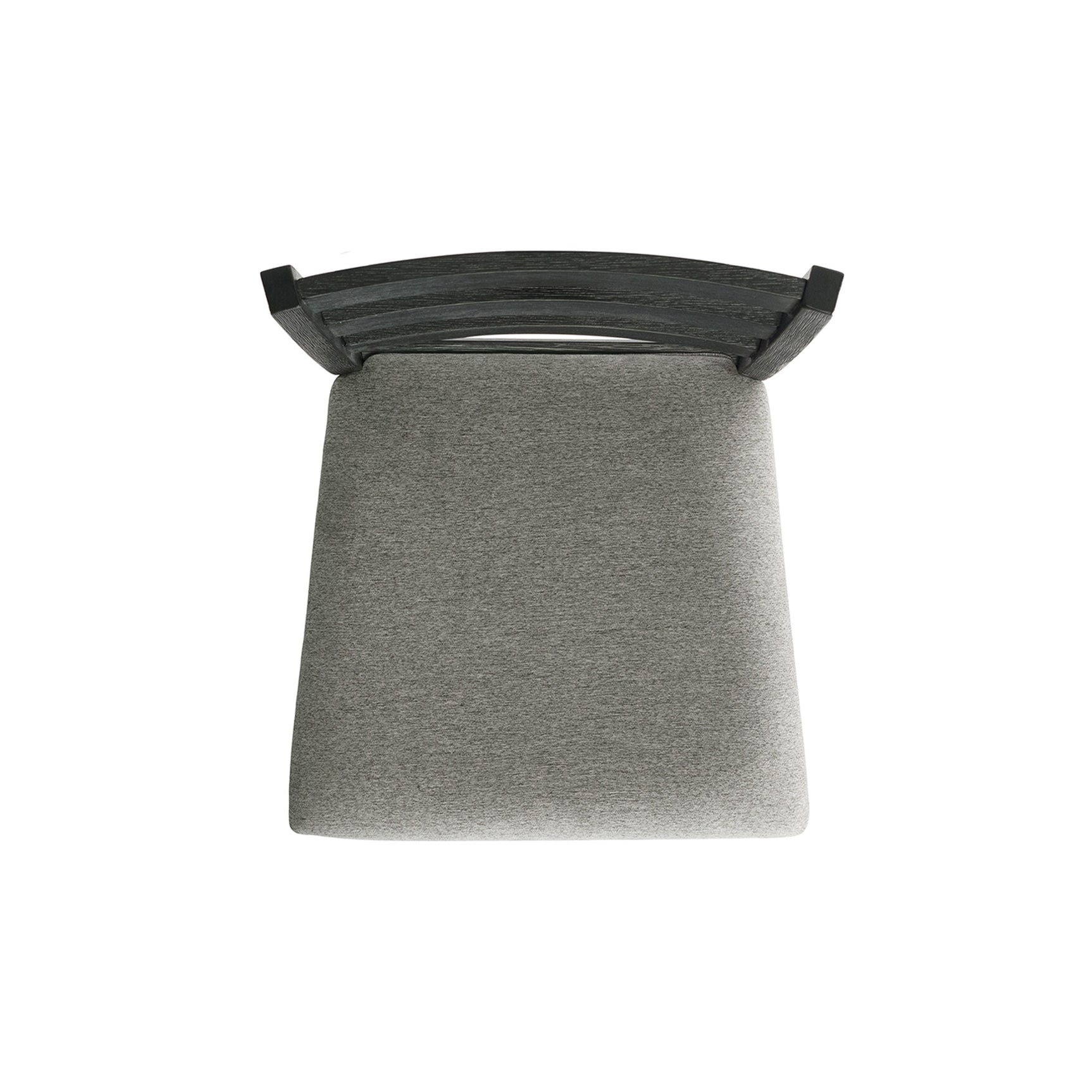 Martin Counter Side Chair with Grey Fabric - Black Finish (2 Per Carton) - Tampa Furniture Outlet