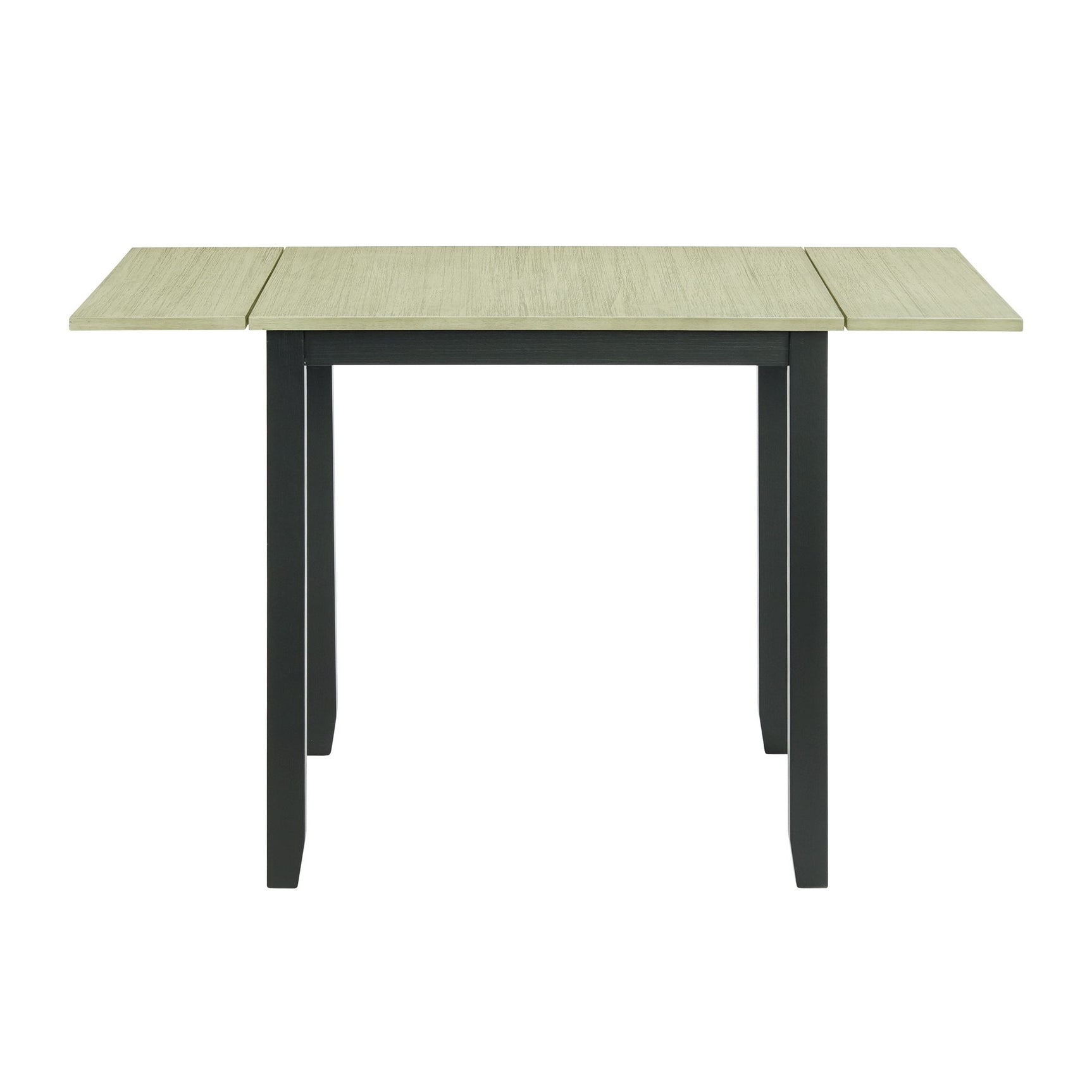 Martin 3 pc Drop Leaf Dining Set (Black Base) - Tampa Furniture Outlet