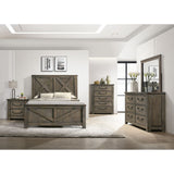 Maverick Nightstand w/USB Grey - Tampa Furniture Outlet