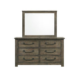 Maverick Dresser & Mirror Grey - Tampa Furniture Outlet