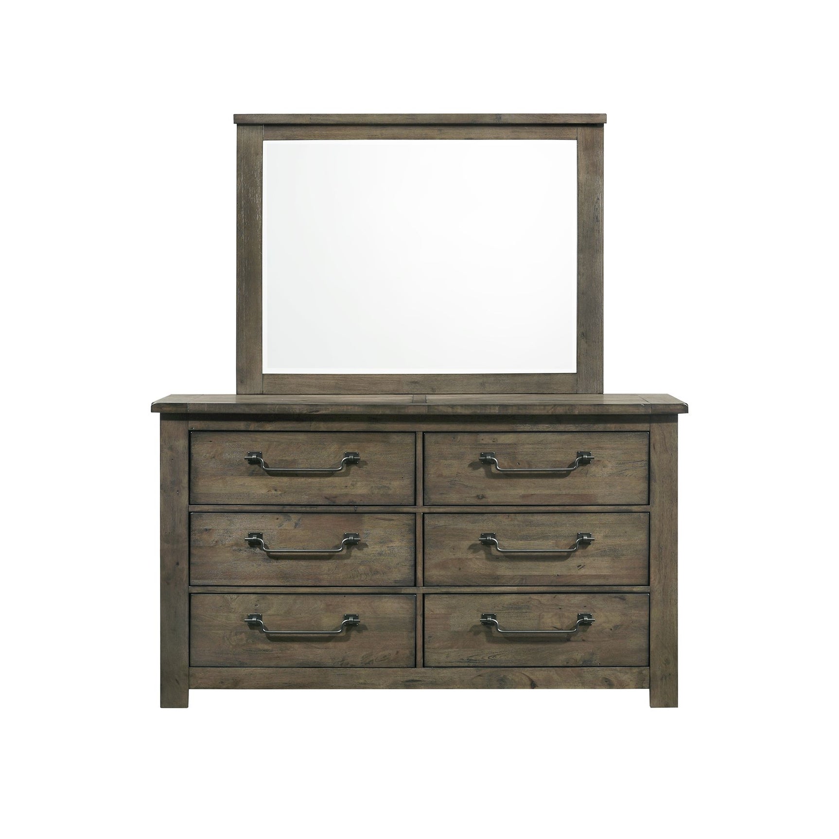 Maverick Dresser & Mirror Grey - Tampa Furniture Outlet