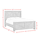 Maverick King Bed Grey