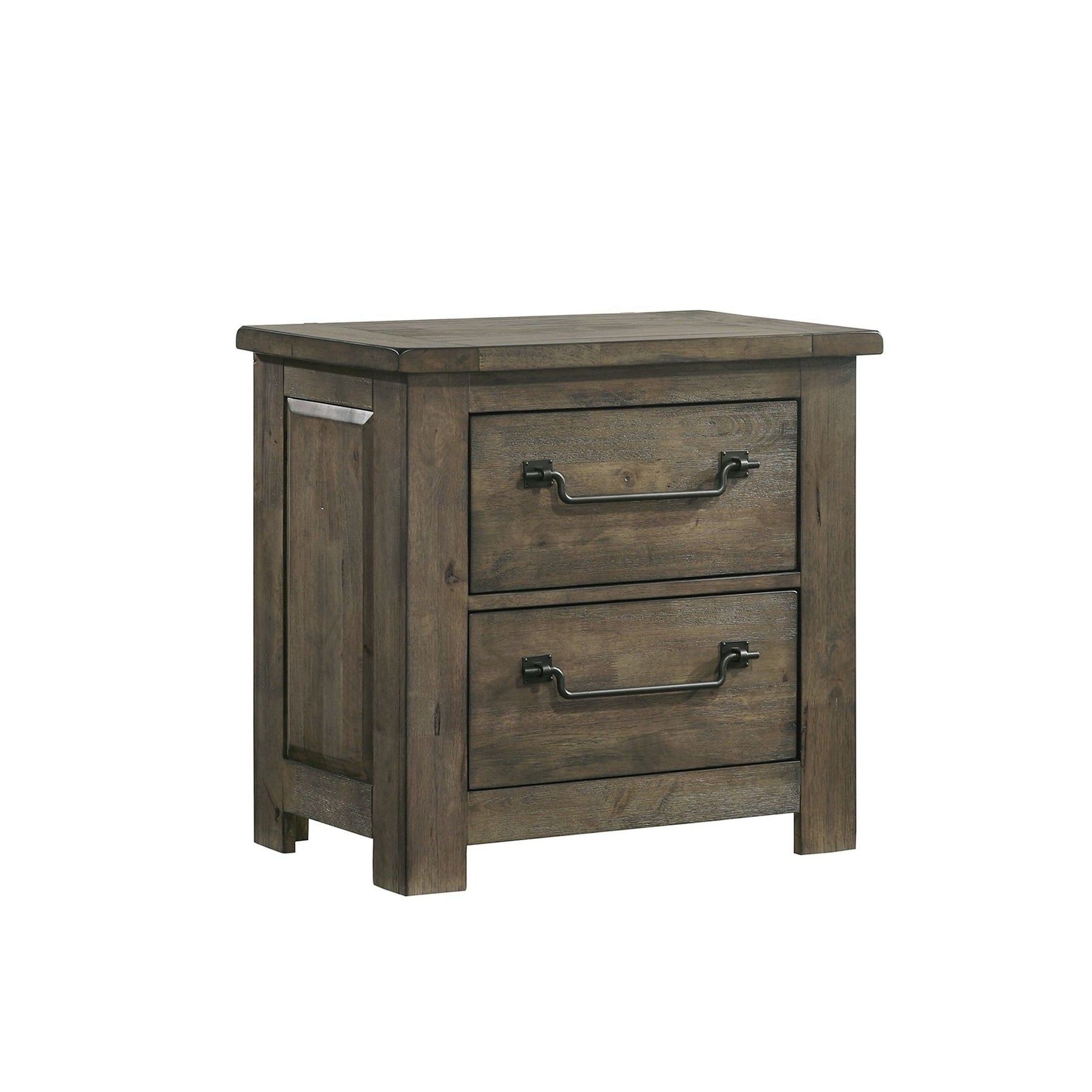 Maverick Nightstand w/USB Grey - Tampa Furniture Outlet