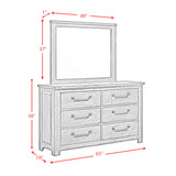 Maverick Dresser & Mirror Grey - Tampa Furniture Outlet