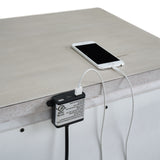 McCoy 2-Drawer Nightstand with USB in Antique White - Tampa Furniture Outlet