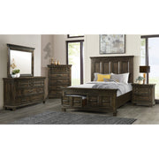 McCoy 2-Drawer Nightstand with USB in Charcoal – SKU B-10530-5-NS | Elements