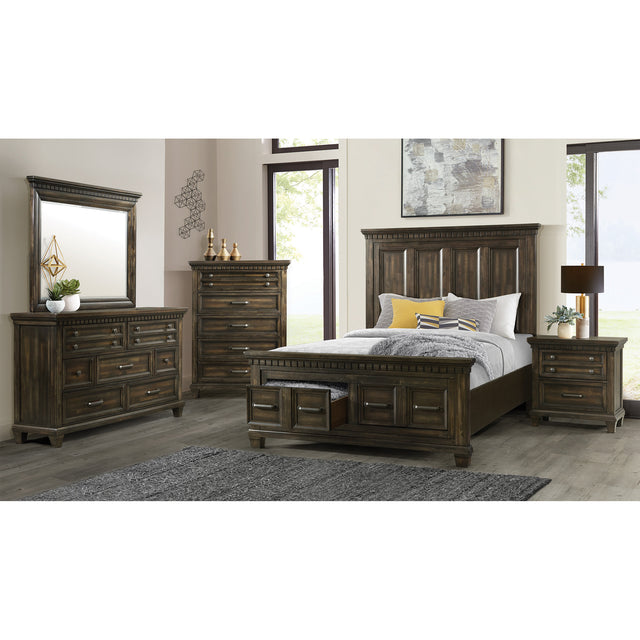 McCoy 5-Drawer Chest in Charcoal – SKU B-10530-5-CH | Elements