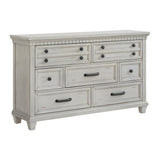 McCoy 7-Drawer Dresser in Antique White - Tampa Furniture Outlet