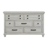 McCoy 7-Drawer Dresser in Antique White - Tampa Furniture Outlet