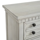 McCoy Dresser and Mirror Set in Antique White