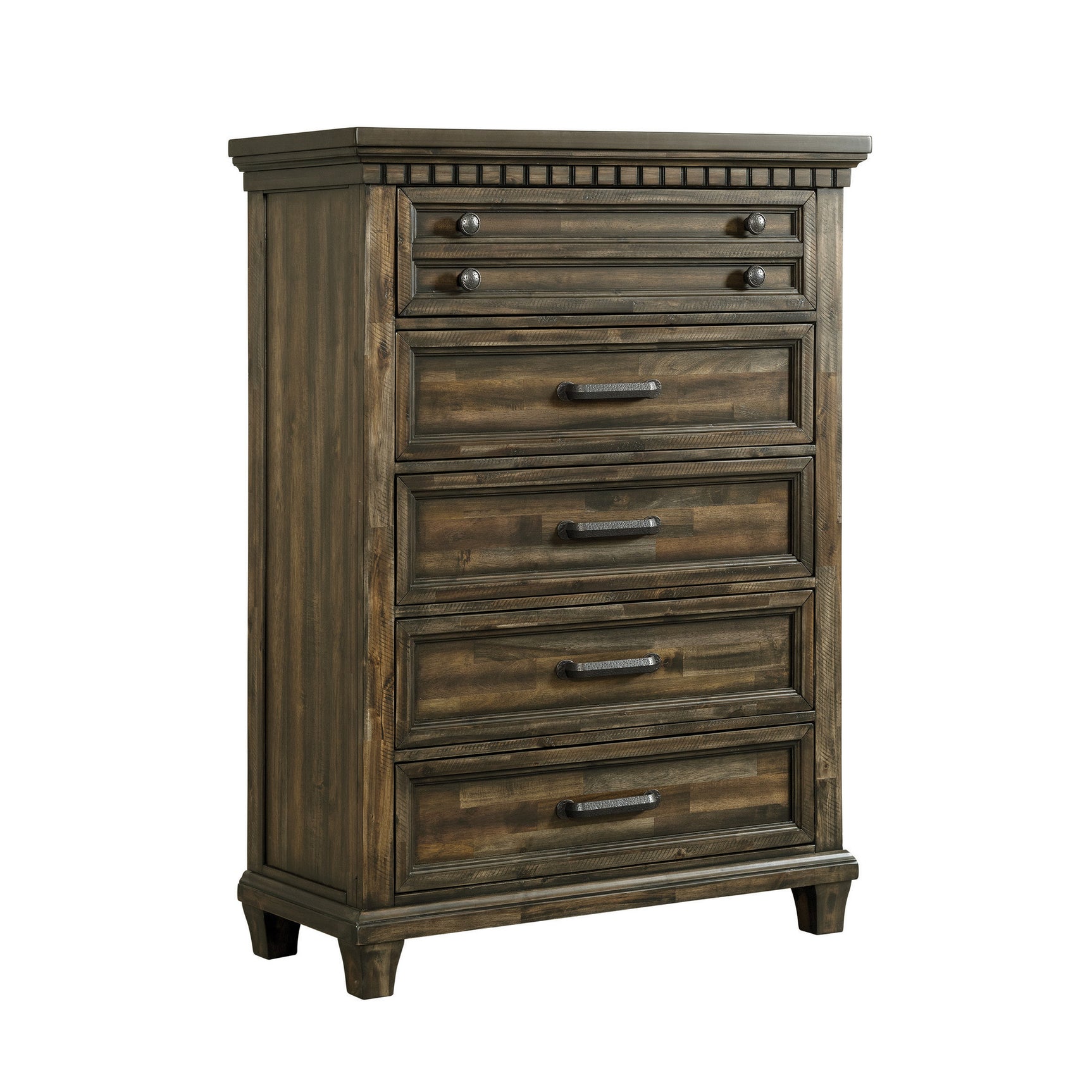 McCoy 5-Drawer Chest in Charcoal