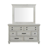 McCoy Dresser and Mirror Set in Antique White - Tampa Furniture Outlet