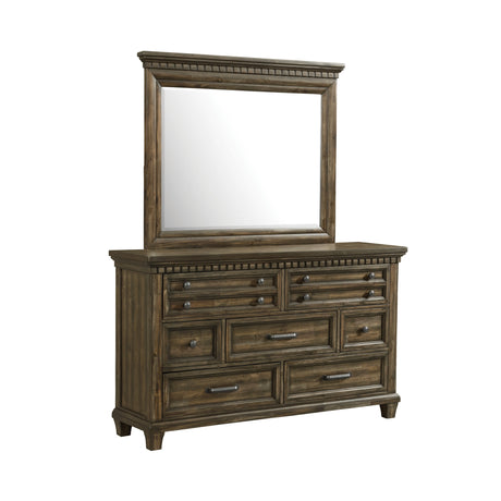 McCoy Dresser and Mirror Set in Charcoal