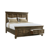 McCoy King Storage Bed in Charcoal