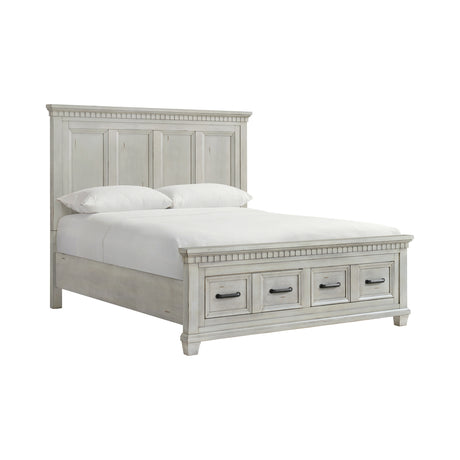 McCoy King Storage Bed in Antique White