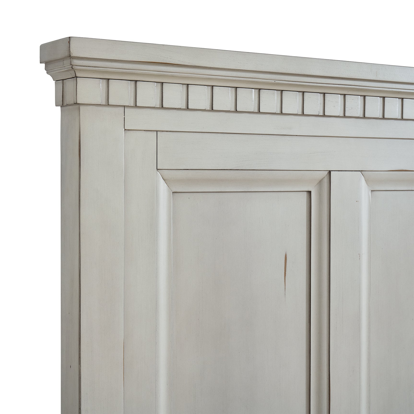 McCoy King Storage Bed in Antique White