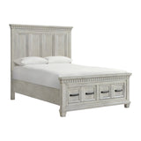 McCoy Queen Storage Bed in Antique White - Tampa Furniture Outlet