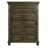 McCoy 5-Drawer Chest in Charcoal - Tampa Furniture Outlet