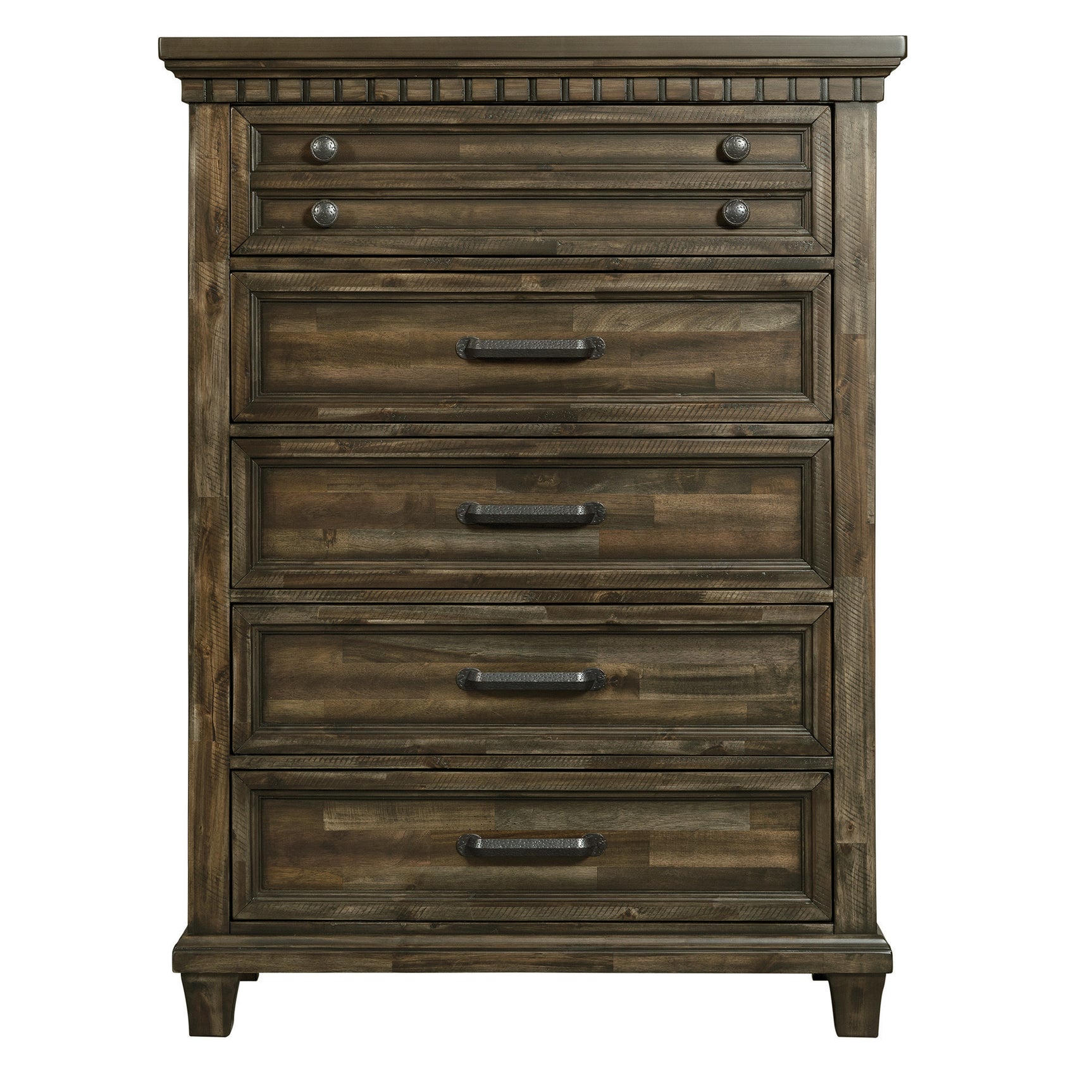McCoy 5-Drawer Chest in Charcoal - Tampa Furniture Outlet