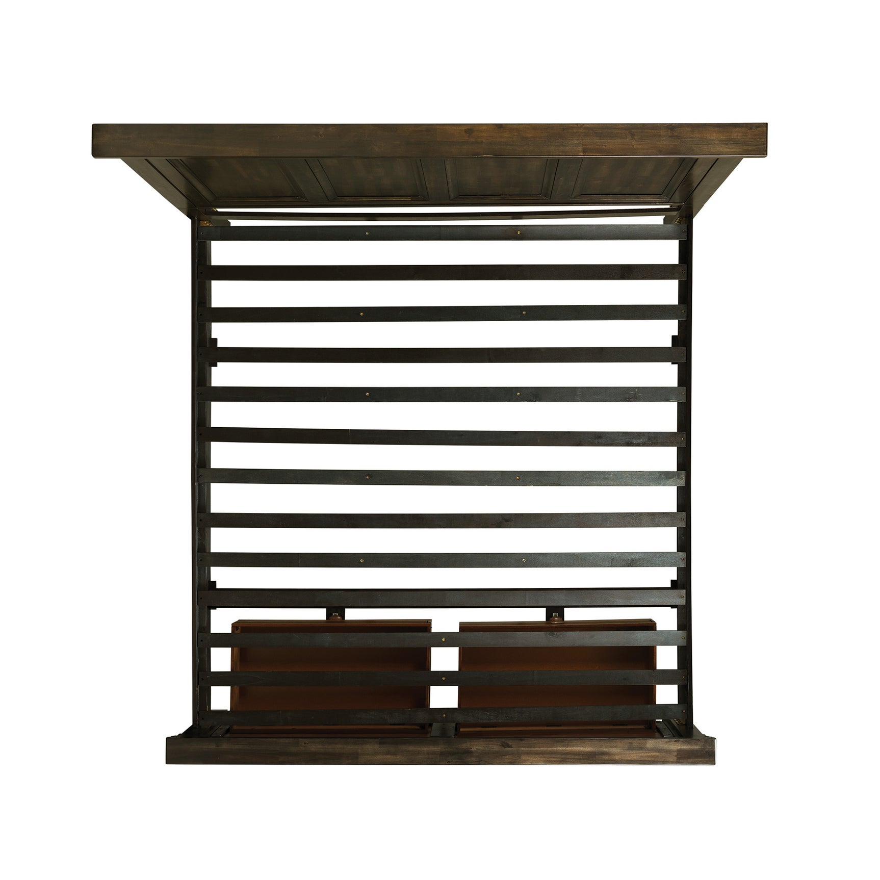 McCoy King Storage Bed in Charcoal - Tampa Furniture Outlet
