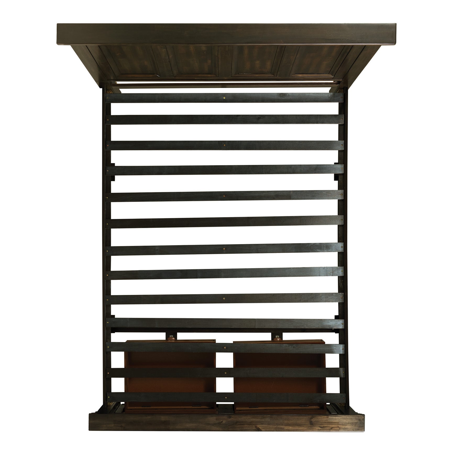 McCoy Queen Storage Bed in Charcoal - Tampa Furniture Outlet