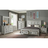 McCoy King Storage Bed in Antique White