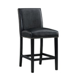 Meridian Counter Side Chair Black (2 Per Pack)