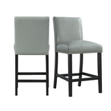 Meridian Counter Side Chair Grey (2 Per Pack)