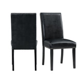 Meridian Dining Side Chair Black (2 Per Pack)