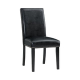 Meridian Dining Side Chair Black (2 Per Pack)