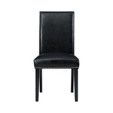 Meridian Dining Side Chair Black (2 Per Pack)