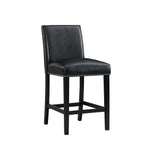 Meridian Counter Side Chair Black (2 Per Pack) - Tampa Furniture Outlet