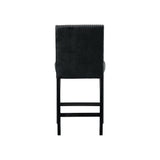 Meridian Counter Side Chair Black (2 Per Pack) - Tampa Furniture Outlet
