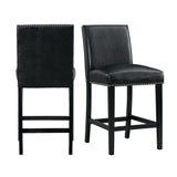 Meridian Counter Side Chair Black (2 Per Pack) - Tampa Furniture Outlet