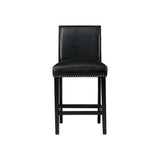 Meridian Counter Side Chair Black (2 Per Pack) - Tampa Furniture Outlet