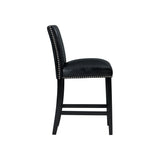 Meridian Counter Side Chair Black (2 Per Pack) - Tampa Furniture Outlet