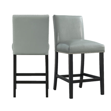 Meridian Counter Side Chair Grey (2 Per Pack) - Tampa Furniture Outlet